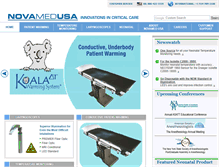 Tablet Screenshot of novamed-usa.com